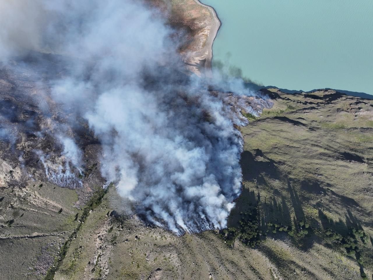 Incendios en Parque Nacional Los Glaciares © Consejo Agrario Provincial